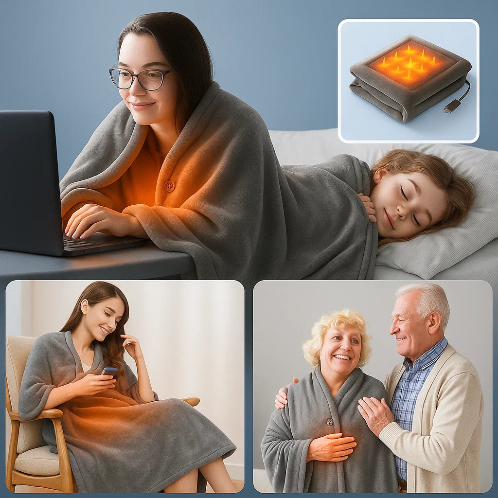 SnugCloak™ Heated Shawl