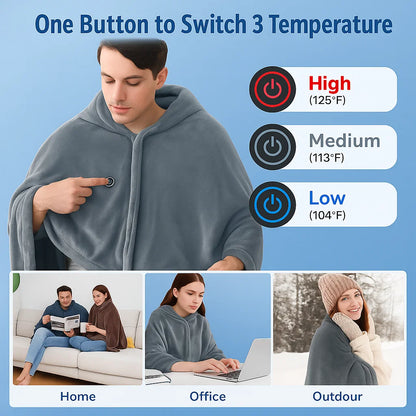 SnugCloak™ Heated Shawl